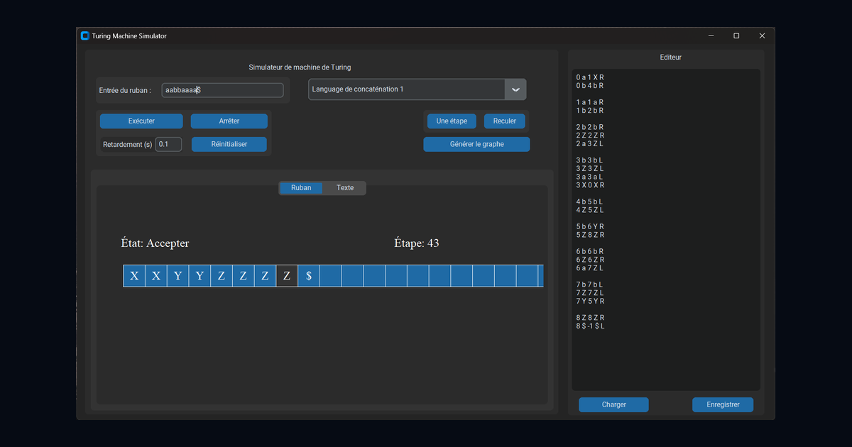 Turing Machine Simulator